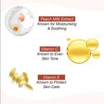 Buy Lakme Peach Milk Vit E Light- Weight & Non-Sticky Moisturizer with 24-Hours Lock |Enriched with Vitamin E |200 gm - Purplle
