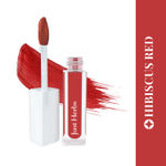 Buy Just Herbs Ayurvedic Creamy Matte Long Lasting Liquid Lipstick, Lightweight & Hydrating Lip Colour with Liquorice & Sweet Almond Oil - Hibiscus Red - Purplle