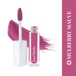 Buy Just Herbs Ayurvedic Creamy Matte Long Lasting Liquid Lipstick, Lightweight & Hydrating Lip Colour with Liquorice & Sweet Almond Oil - Mulberry Mauve - Purplle