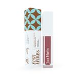 Buy Just Herbs Ayurvedic Creamy Matte Long Lasting Liquid Lipstick, Lightweight & Hydrating Lip Colour with Liquorice & Sweet Almond Oil - Rosewood pink - Purplle