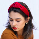 Buy Stay Quirky Silky Dream Headbands - Hot Cherry - Red - Purplle