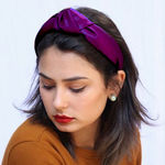 Buy Stay Quirky Silky Dream Headbands - Burgundy Babe - Burgundy - Purplle