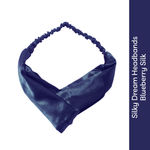 Buy Stay Quirky Silky Dream Headbands - Blueberry Silk - Navy Blue - Purplle