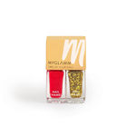 Buy MyGlamm Two Of Your Kind Nail Enamel Duo Glitter Collection-High on Drama-2x5ml - Purplle