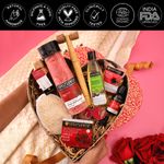 Buy Soulflower Heart Bath Festive Gift Set with Rose  ( Hair , Skin Care & Aromatherapy Kit ) - Purplle