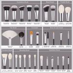 Buy BEILI Makeup Brushes 30Pcs Professional Makeup Brush Set Natural Goat Hair (B30-New) - Purplle