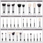 Buy BEILI Makeup Brushes Set 30Pcs Natural Goat Hair Makeup Brushes Set (B30-Old) - Purplle