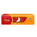 Buy NIINE Dry Comfort Extra Long Sanitary Pads for women with Free Biodegradable Disposable Bags (Pack of 9), 54 Pads Count Sanitary Pad - Purplle