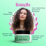 Buy Arata Advanced Curl Care Hair Mask (100 gm) For Intensive Moisture & Strength Control | Plant-Based Deep Conditioning | Hyaluronic Acid, Shea Butter, Wheat Protein & Natural Oils | CG Approved - Purplle