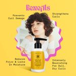Buy Arata Advanced Curl Care Hair Oil (100 ml) With 14 Potent Oils | For Dry, Dull Curls | Seaweed, Abyssinian Seed, Fenugreek & Grapeseed Oils | Moisturizes Curls & Combats Frizz | CG Approved - Purplle