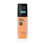 Buy Maybelline New York FIT ME Matte+Poreless FOUNDATION , (With Pump & SPF 22) Shade 228 (30 ml) - Purplle