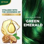 Buy Streax Ultralights Highlight Hair Colour Kit, Semi Permanent Hair colour for women and men, Gem Collection, Green emerald, 60 ml - Purplle