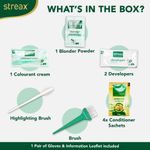 Buy Streax Ultralights Highlight Hair Colour Kit, Semi Permanent Hair colour for women and men, Gem Collection, Green emerald, 60 ml - Purplle