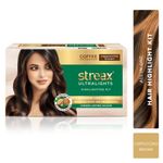 Buy Streax Ultralights Highlight Hair Colour Kit, Semi Permanent Hair colour for women and me, Coffee Collection, Cappucino Brwon, 80 ml - Purplle