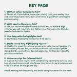 Buy Streax Ultralights Highlight Hair Colour Kit, Semi Permanent Hair colour for women and me, Coffee Collection, Cappucino Brwon, 80 ml - Purplle