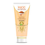 Buy VLCC Natural Fairness Double Action Chandan & Kesar Facewash (100 ml) - Purplle