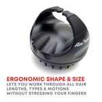 Buy Alan Truman Scalp SOS - Scalp Massage & Shampoo Brush - Black(1 pieces) - Purplle