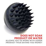 Buy Alan Truman Scalp SOS - Scalp Massage & Shampoo Brush - Black(1 pieces) - Purplle
