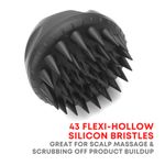 Buy Alan Truman Scalp SOS - Scalp Massage & Shampoo Brush - Black(1 pieces) - Purplle