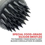 Buy Alan Truman Scalp SOS - Scalp Massage & Shampoo Brush - Black(1 pieces) - Purplle