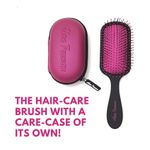 Buy Alan Truman Knot No More Detangling & Hair Care Brush - Pink Hot Glare | Detangling Hair Brush With Flexible Long Life Bristles| Suitable For Every Hair Type| Ensures Pain Free And Frizz Free Detangled Hair - Purplle