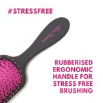 Buy Alan Truman Knot No More Detangling & Hair Care Brush - Pink Hot Glare | Detangling Hair Brush With Flexible Long Life Bristles| Suitable For Every Hair Type| Ensures Pain Free And Frizz Free Detangled Hair - Purplle