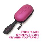 Buy Alan Truman Knot No More Detangling & Hair Care Brush - Pink Hot Glare | Detangling Hair Brush With Flexible Long Life Bristles| Suitable For Every Hair Type| Ensures Pain Free And Frizz Free Detangled Hair - Purplle