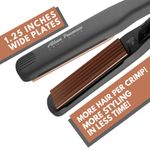 Buy Alan Truman Wide Crimper | Super Convenient For Root Lifts And Hair Styling| Volume And Crimp That Last Until The Next Wash| Wide Crimper| Super Fast And Frizz Free Crimps| Stable And Consitent Temperature Avoids Heat Induced Damage - Purplle
