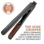 Buy Alan Truman Wide Crimper | Super Convenient For Root Lifts And Hair Styling| Volume And Crimp That Last Until The Next Wash| Wide Crimper| Super Fast And Frizz Free Crimps| Stable And Consitent Temperature Avoids Heat Induced Damage - Purplle