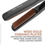 Buy Alan Truman Wide Crimper | Super Convenient For Root Lifts And Hair Styling| Volume And Crimp That Last Until The Next Wash| Wide Crimper| Super Fast And Frizz Free Crimps| Stable And Consitent Temperature Avoids Heat Induced Damage - Purplle