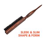 Buy Alan Truman BCB-01Backcombing & Teasing Brush | Back Combing and Teasing Brush| Soft Nylon Bristles|Gives Maximum Volume| Prevents Damage and Splitends| Two Level of Bristles for Different Teasing Styles|Dense Bristles For Tight And Quick Teasing - Purplle