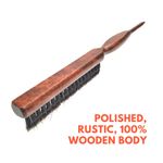 Buy Alan Truman BCB-01Backcombing & Teasing Brush | Back Combing and Teasing Brush| Soft Nylon Bristles|Gives Maximum Volume| Prevents Damage and Splitends| Two Level of Bristles for Different Teasing Styles|Dense Bristles For Tight And Quick Teasing - Purplle