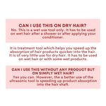 Buy Alan Truman Ultrasonic Tool | Makes Hair Treatment Work Like Magic| Breaks The Size Of The Molecules Of The Products| Easy And Quick Absorption Of Hair Treatments ANd Conditioning Products| Cold Ultrasound Treatment Plate - Purplle
