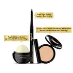 Buy Purplle Makeup Essential Combo | Gifting | Compact | Kajal | Lip Balm - Purplle