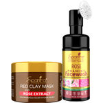 Buy Spantra Rose Extract Clay Mask 125 gm, & Face Wash, 100ml(Pack of 2) - Purplle