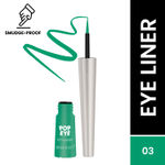 Buy Swiss Beauty Pop Eye Sty-Eyeliner 03 Clover Green (3 ml) - Purplle