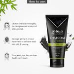 Buy Globus Naturals Charcoal Face Scrub Enriched with Tea Tree,Retinol & Lactic Acid for Exfoliation, Anti-acne & Pimples, Blackhead Removal Scrub (100 g) - Purplle
