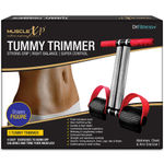 Buy MuscleXP DrFitness+ Tummy Trimmer For Women & Men With Pedal Resistance Band & Steel Coil Pull Up Bar, Workout equipment for Home Workout, Perfect for Arms, Legs, Hips & Thighs - Purplle