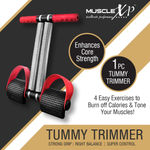 Buy MuscleXP DrFitness+ Tummy Trimmer For Women & Men With Pedal Resistance Band & Steel Coil Pull Up Bar, Workout equipment for Home Workout, Perfect for Arms, Legs, Hips & Thighs - Purplle