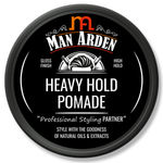 Buy Man Arden Heavy Hold Pomade Professional Styling For Gloss Finish, High Hold, Easy Wash Off, Anytime Re-Stylable (50 g) - Purplle