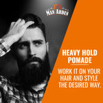 Buy Man Arden Heavy Hold Pomade Professional Styling For Gloss Finish, High Hold, Easy Wash Off, Anytime Re-Stylable (50 g) - Purplle
