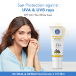 Buy The Moms Co. Mineral Sunscreen for Women & Men with Zinc Oxide | SPF 45+ PA++++ | Non-Greasy | Protection from UVA & UVB | No White Cast | Dermatologically Tested- 50 Gm - Purplle