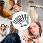 Buy MeSkin Set Of 10 Professional Hair Cutting & Styling Comb Kit - Purplle