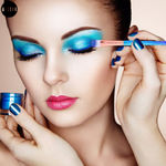 Buy MeSkin 10 Pcs Bluish Makeup Brushes Set for Womens & Girls - Pack of 10 (Assorted Colors) - Purplle
