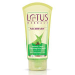 Buy Lotus Herbals Neemwash Neem & Clove Ultra Purifying Face Wash With Active Neem Slices | Suitable For Oily To Combination Skin | For Acne Prone Skin | 150ml - Purplle