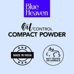 Buy Blue Heaven Oil Control Compact Powder Matte Finish 501 toffe tan - Purplle