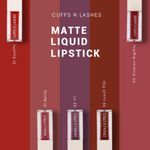 Buy Cuffs N Lashes Matte Liquid Lipstick, SOHO 07 - Purplle