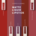 Buy Cuffs N Lashes Matte Liquid Lipstick, Date With Sun 15 - 6 ml - Purplle