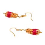 Buy Crunchy Fashion Elegant Royal Multicolor Pearl Necklace & Earrings Jewellery Set RAS0398 - Purplle