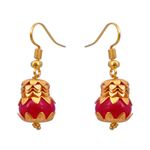 Buy Crunchy Fashion Elegant Royal Multicolor Pearl Necklace & Earrings Jewellery Set RAS0398 - Purplle